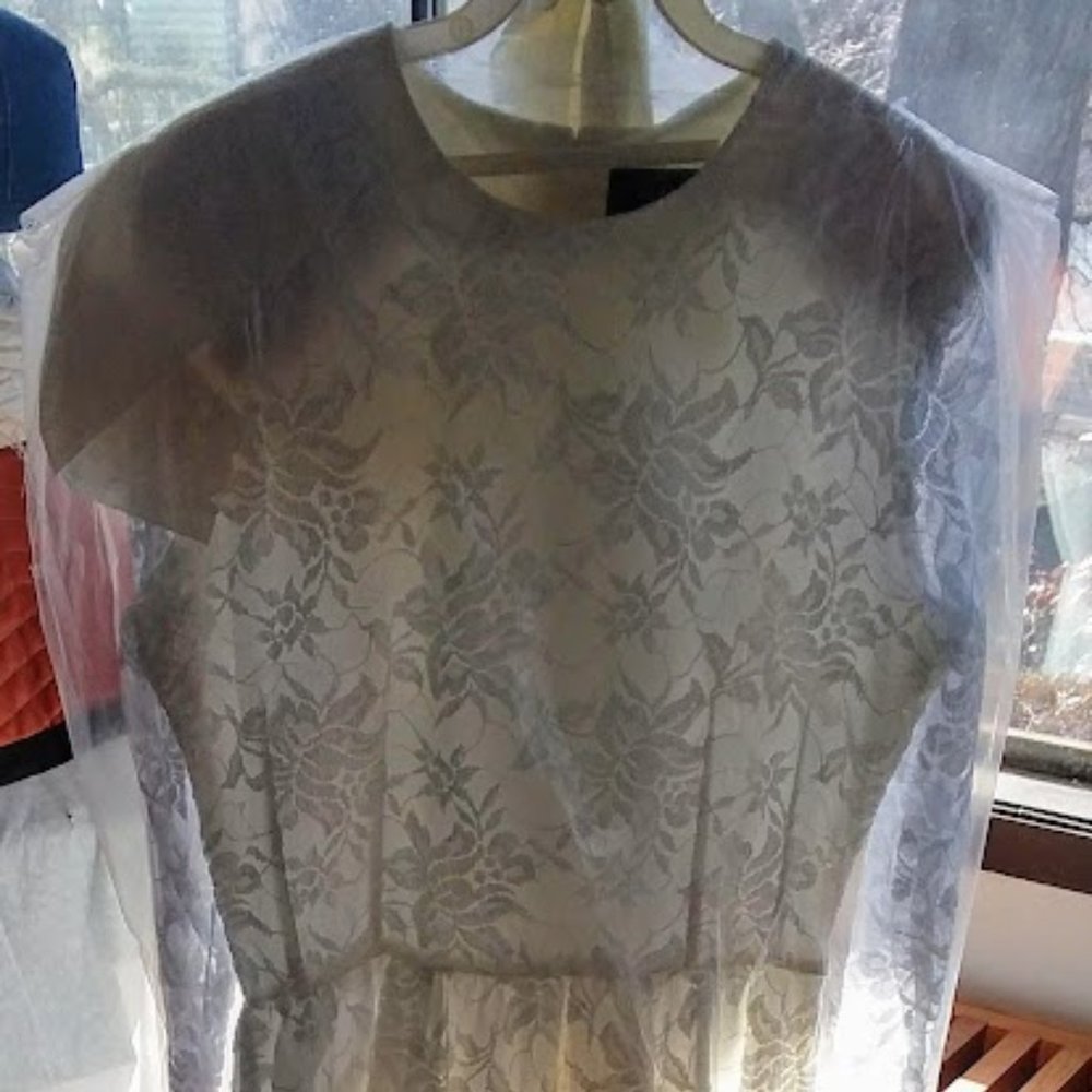 Vintage 1980's New Expo Nite Wedding Dress size 8